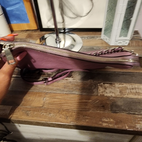 COPY - COACH Carrie Crossbody Metallic Lilac Bag F22207 - Picture 7 of 8